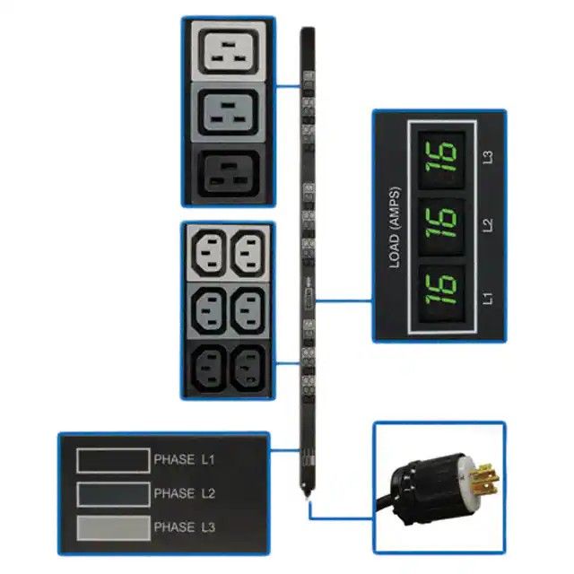 PDU 3-PHASE METERED 11.5KW PDU3XMV6L2220图片