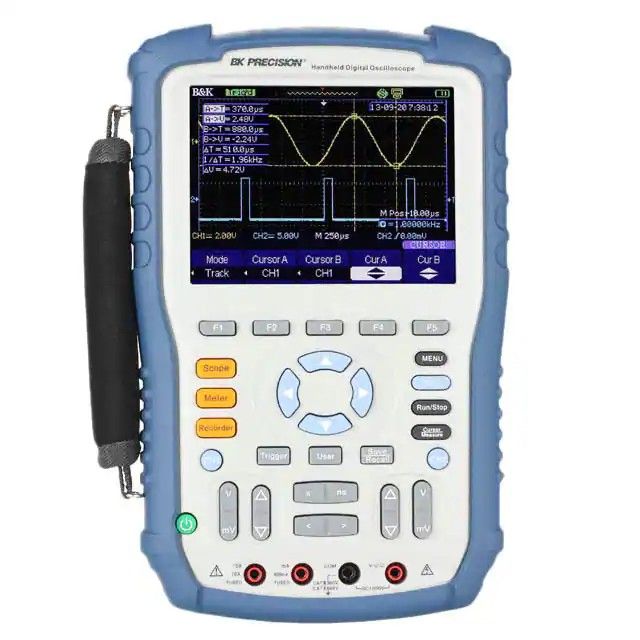 手持型示波器 USB 输入 LCD-彩色显示器 2 通道 CAT II 300V 记录，保存，趋势， DMM 2512图片