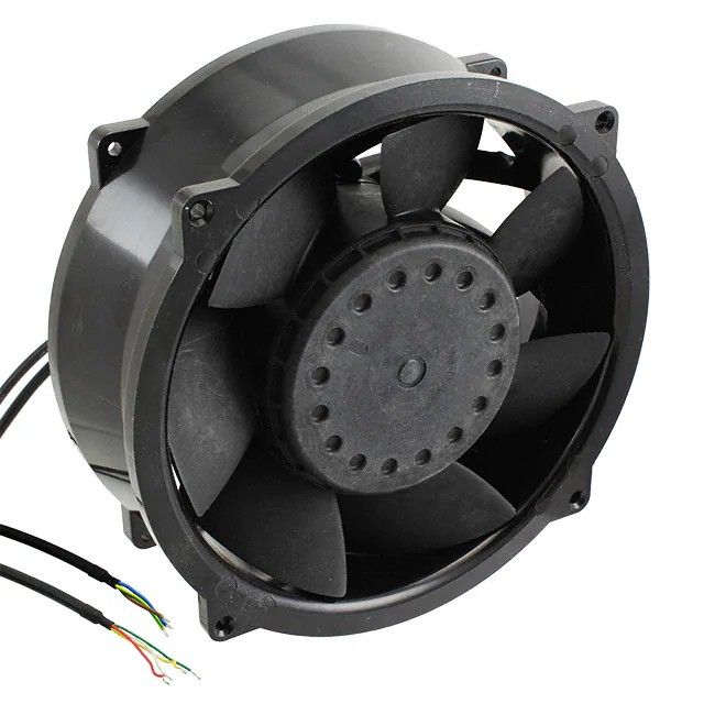 风扇管轴式 230VAC 圆形-200mm 直径滚珠 636.0 CFM(17.81m³/min) - GTW020EUB12图片