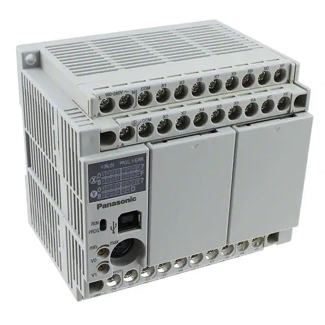 控制器 - 可编程逻辑(PLC)底座安装，DIN 轨道 100 ~ 240VAC AFPX-C30R图片