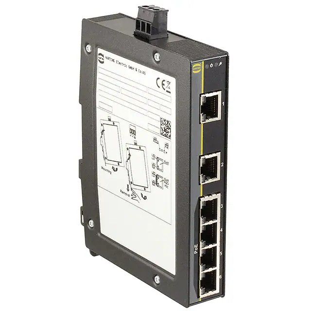 网络交换机-非托管型 6 个端口 IP30 24034060030图片