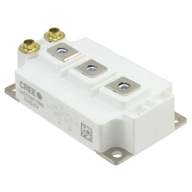MOSFET-阵列 2 个 N 通道(半桥) 1700V(1.7kV) 325A(Tc) 1760W 底座安装模块 CAS300M17BM2图片