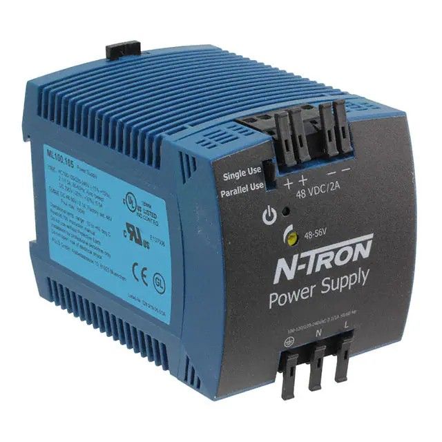 封闭式 AC DC 转换器 1 输出 48V 2.1A 85 ~ 132 VAC，184 ~ 264 VAC 输入 NTPS-48-2图片
