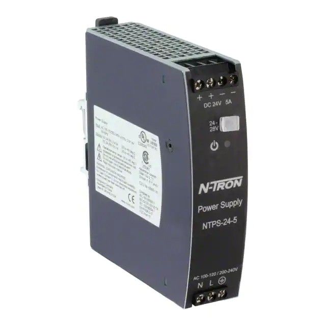 封闭式 AC DC 转换器 1 输出 24V 5A 100 ~ 120 VAC，220 ~ 240 VAC 输入 NTPS-24-5图片