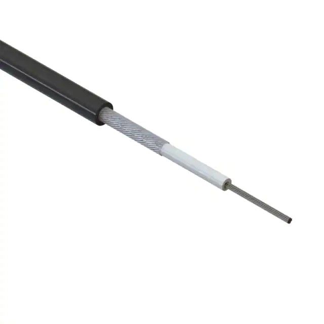 22 AWG 电子线，屏蔽电线 17/34 黑色 300V 1000.0'(304.8m) 30-00341图片