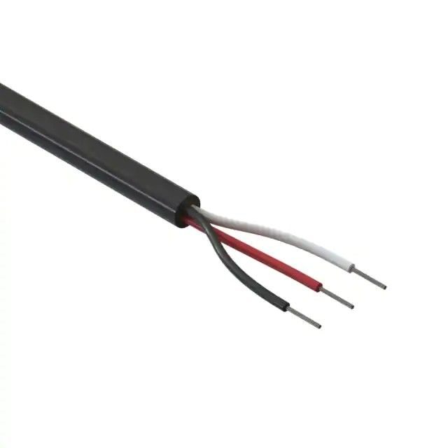 3 芯多芯线缆黑色 26AWG 1000.0'(304.8m) 30-00377图片