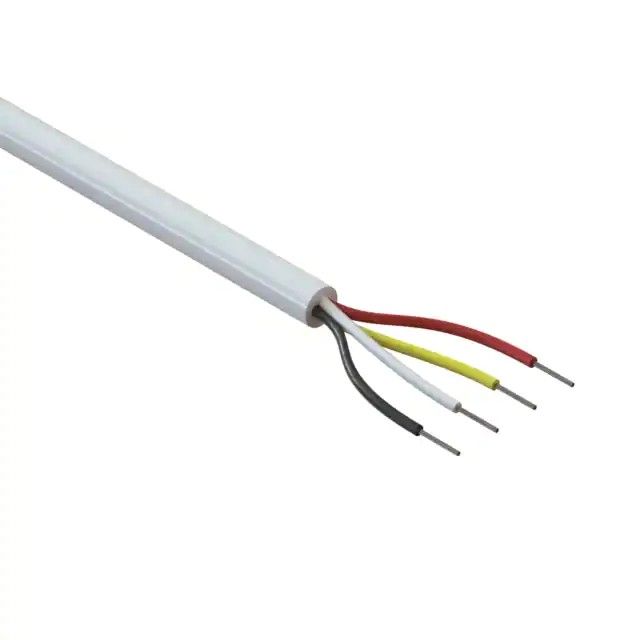 4 芯多芯线缆白色 26AWG 1000.0'(304.8m) 30-00393图片