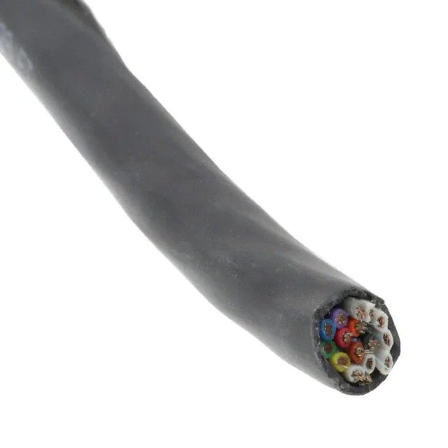 15 芯多芯线缆黑色 22 AWG 箔 100.0'(30.5m) 25199/15 BK005图片