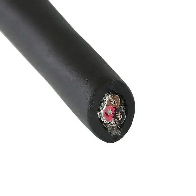 3 芯多芯线缆黑色 22 AWG 箔，编织线 100.0'(30.5m) 45103 BK005图片