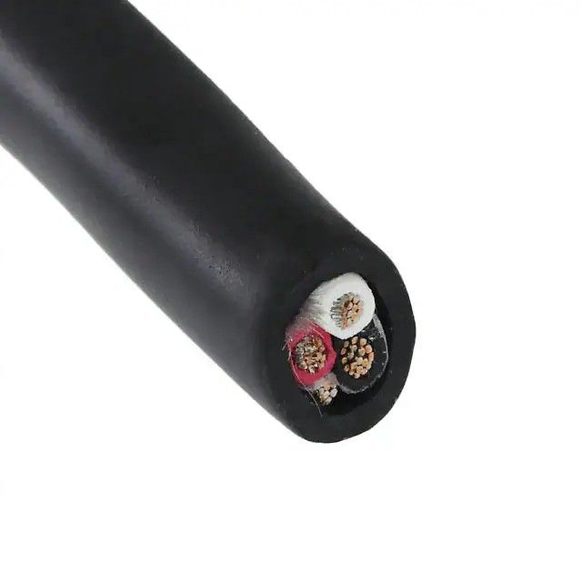 3 芯多芯线缆黑色 20AWG 箔 1000.0'(304.8m) 45463 BK001图片