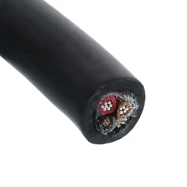 3 芯多芯线缆黑色 24 AWG 箔 1000.0'(304.8m) 45093 BK001图片