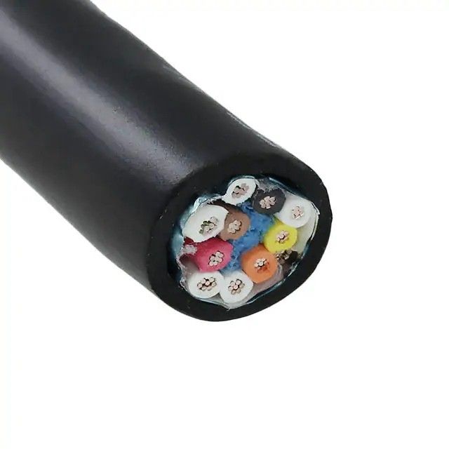 10(5 对双绞线)芯多线对线缆黑色 22 AWG 箔 100.0'(30.5m) 45485 BK005图片