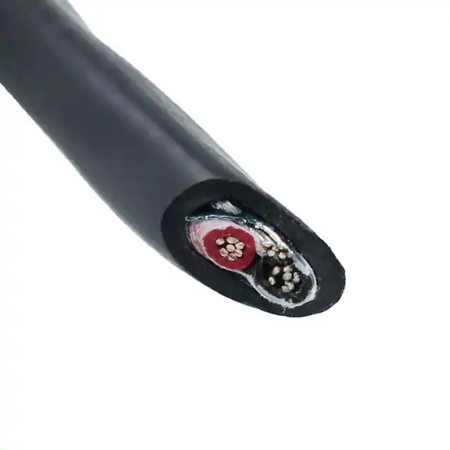 2 芯多芯线缆黑色 18AWG 箔 1000.0'(304.8m) 45382 BK001图片