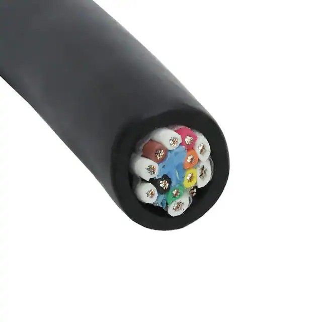 12(6 对双绞线)芯多线对线缆黑色 22 AWG 箔 100.0'(30.5m) 45486 BK005图片