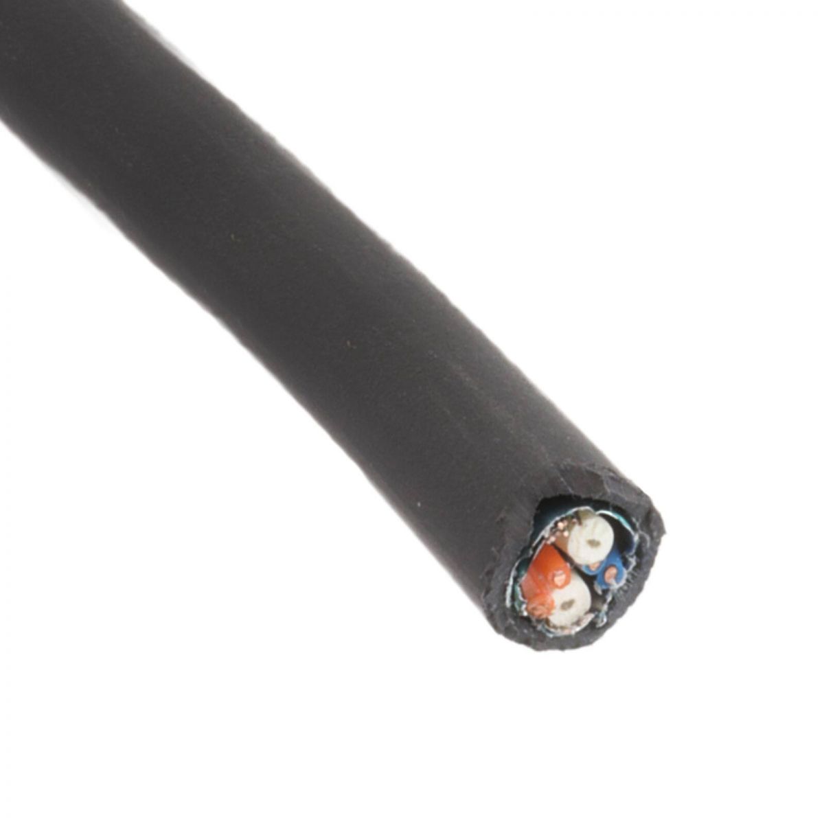 4(2 对双绞线)芯多线对，Cat5e 线缆黑色 24 AWG 箔 500.0'(152.4m) 75011 BK002图片