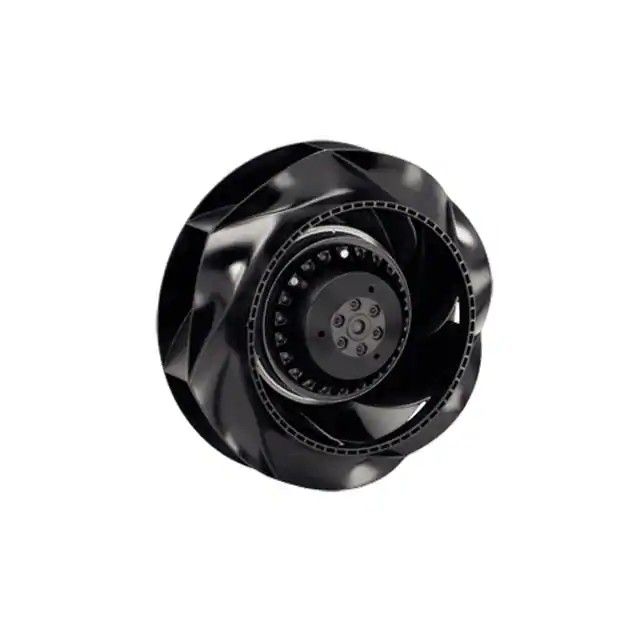风扇电动叶轮 115VAC 圆形-255mm 直径滚珠 1010.1 CFM(28.28m³/min) 4 引线 R2E250-RB02-11图片