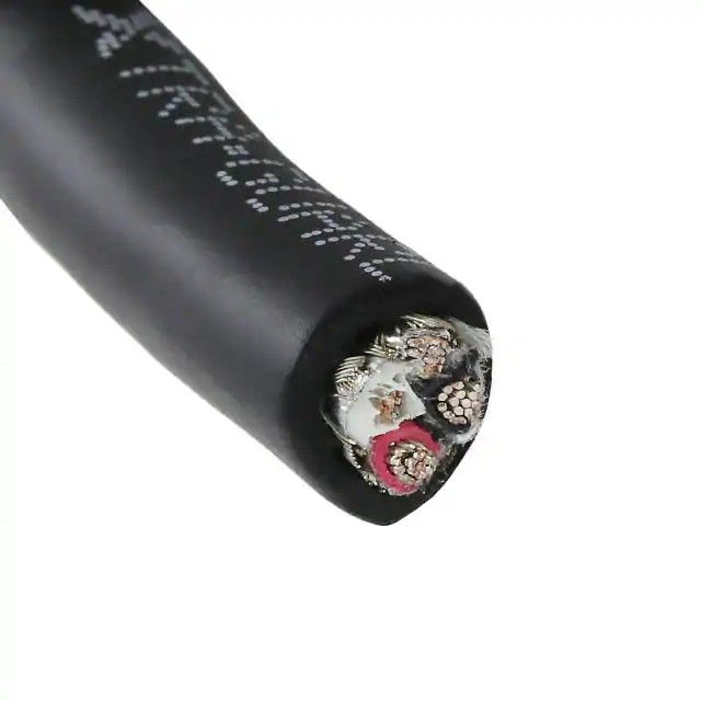 3 芯多芯线缆黑色 20AWG 箔，编织线 1000.0'(304.8m) 45153 BK001图片
