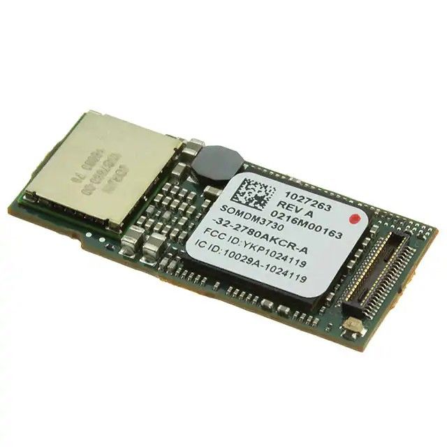 DM37x 嵌入式模块 ARM® Cortex®-A8，DM3730 TMS320C64x(DSP) 1GHz 256MB 512MB SOMDM3730-32-2780AKCR图片