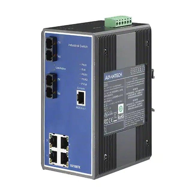 网络交换机-托管型 6 个端口 IP30 EKI-7554MI-AE图片
