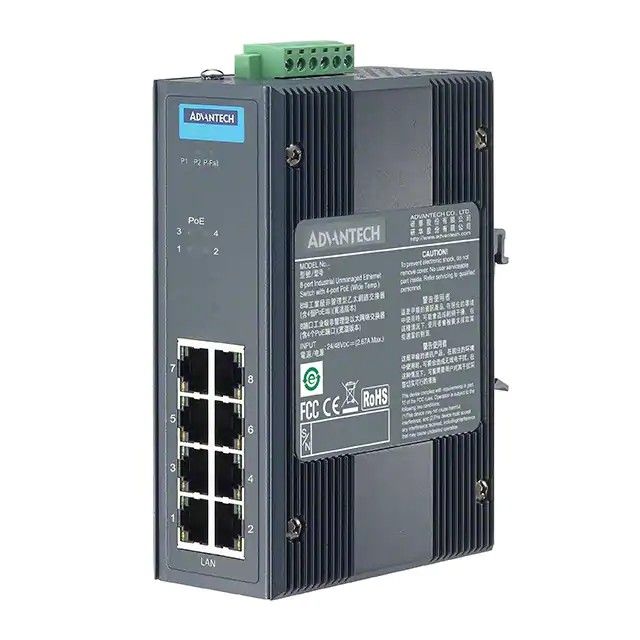 网络交换机-非托管型 8 个端口 IP30 EKI-2528PAI-AE图片