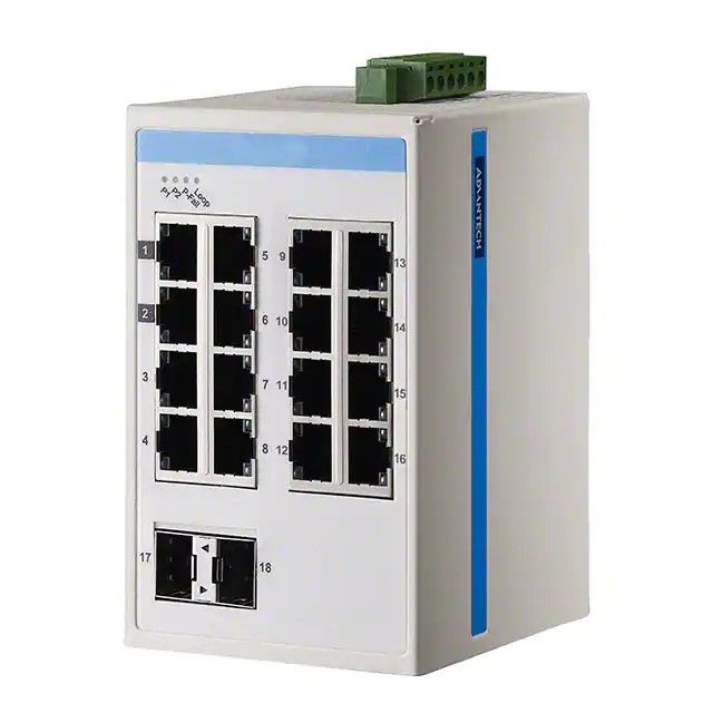 网络交换机-高级型 18 个端口 IP30 EKI-5726FI-AE图片