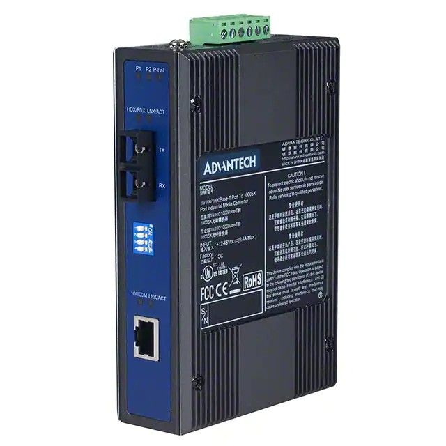 MEDIA CONV 10/100T/X-FIBER OPTIC EKI-2541SI-AE图片