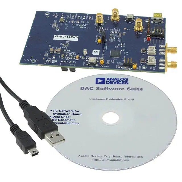 AD9152 16 位 2.25G 采样率数模转换器 (DAC) 评估板 AD9152-FMC-EBZ图片