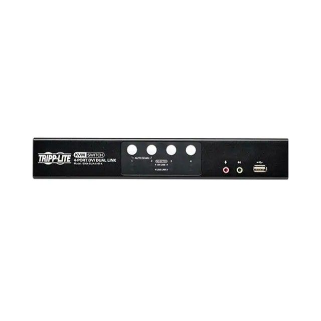 KVM SWITCH DVI USB W/AUDIO CABLE B004-DUA4-HR-K图片