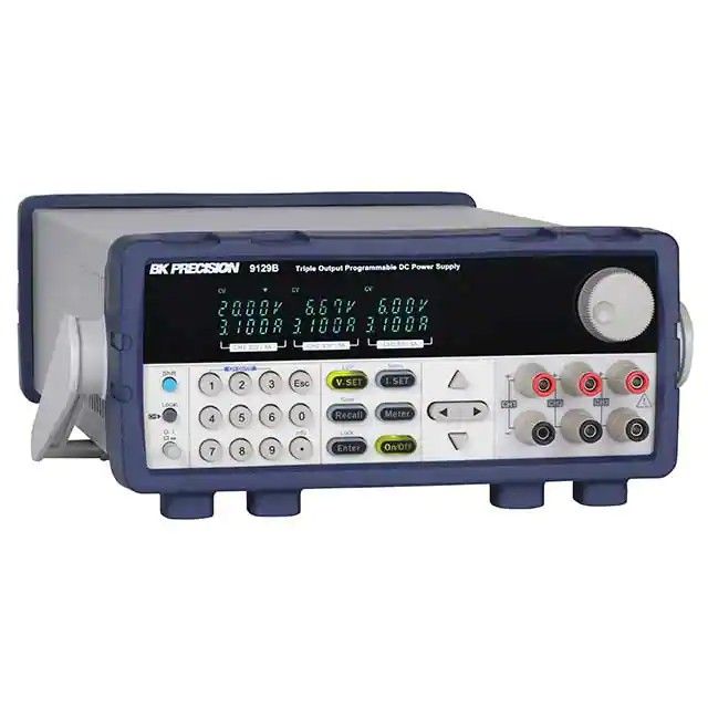 0 ~ 30VDC，0 ~ 30VDC，0 ~ 5VDC 输出工作台(AC 至 DC)电源 VFD 0 ~ 3A，0 ~ 3A，0 ~ 3A 输出 195W 特性存储器，可编程，跟踪，USB 接口 9129B图片