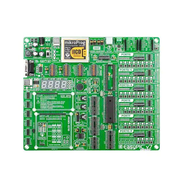 dsPIC30F 用于 dsPIC 的 mikroLab dsPIC® dsPIC MCU 16-位评估板-嵌入式 MIKROE-2008图片