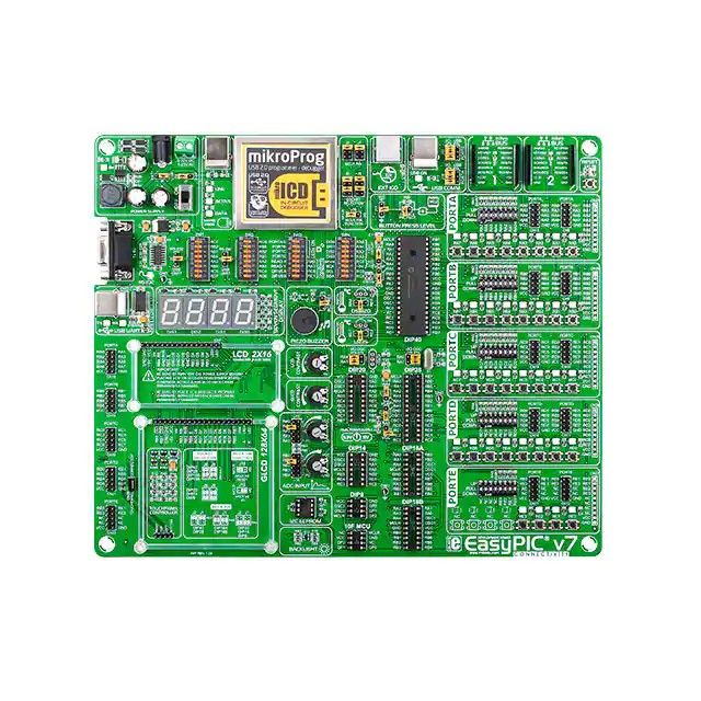 PIC Micro® MCU 用于 PIC 的 mikroLab PIC® PIC MCU 8-位评估板-嵌入式 MIKROE-2005图片