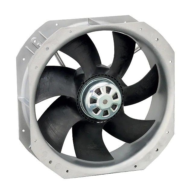风扇管轴式 230VAC 方形-280mm 长 x 280mm 高滚珠 1000.0 CFM(28.00m³/min)端接块 W3G250-HH07-03图片