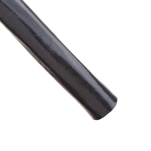 黑色玻璃丝，硅脂涂层带编织层套管，绝缘 0.625