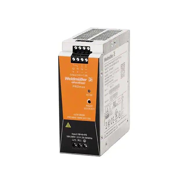 封闭式 AC DC 转换器 1 输出 24V 7.5A 85 ~ 277 VAC 输入 1478120000图片