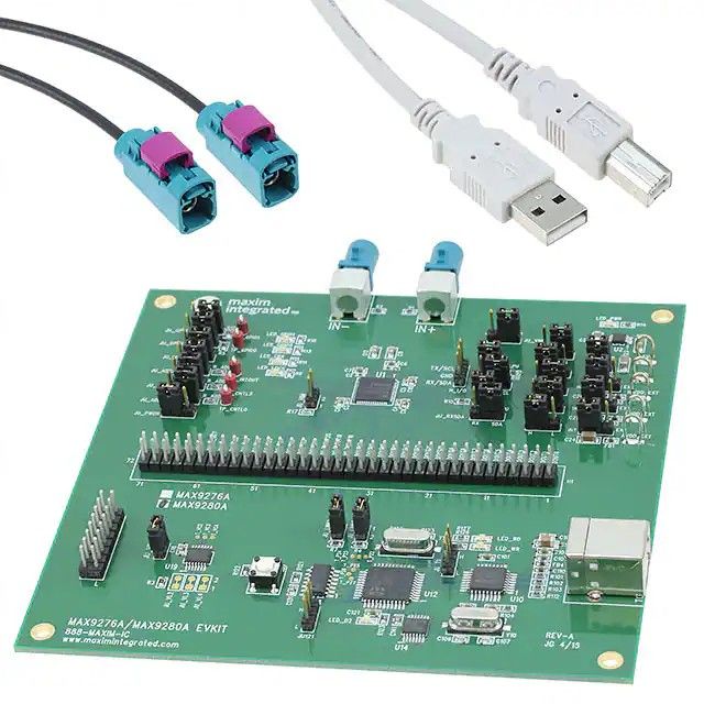 MAX9280A 解串器接口评估板 MAX9280ACOAXEVKIT#图片