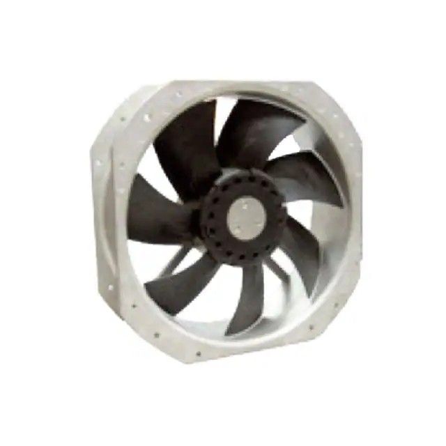 风扇管轴式 24VDC 方形-280mm 长 x 280mm 高滚珠 1060.0 CFM(29.68m³/min) 2 引线 OD280-24MB图片