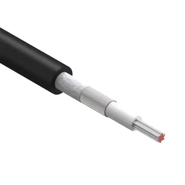16 AWG 电子线，屏蔽电线 26/30 黑色 300V 1000.0'(304.8m) 30-00555图片