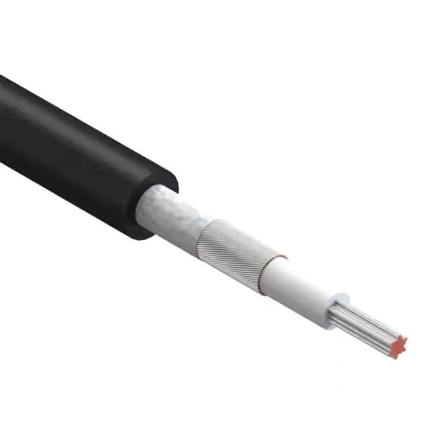 20AWG 电子线，屏蔽电线 21/33 黑色 300V 1000.0'(304.8m) 30-00561图片