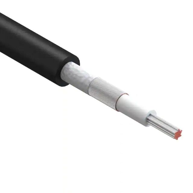 22 AWG 电子线，屏蔽电线 17/34 黑色 300V 1000.0'(304.8m) 30-00564图片