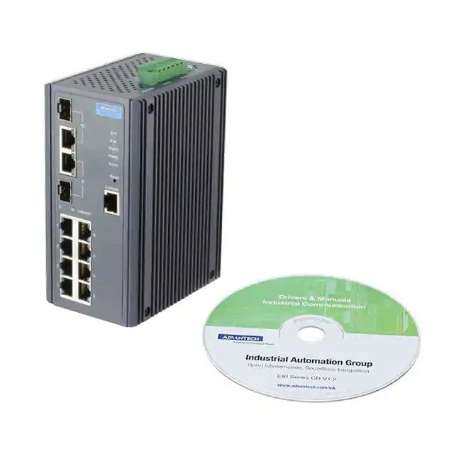 网络交换机-托管型 10 个端口 IP30 EKI-7710E-2C-AE图片