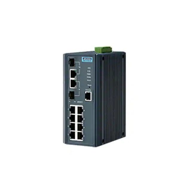 网络交换机-托管型 10 个端口 IP30 EKI-7710G-2C-AE图片