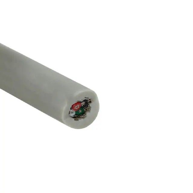 4 芯多芯线缆米色 24 AWG，28 AWG 箔，编织线 1000.0'(304.8m) 2725-2824-BE-01000-T图片