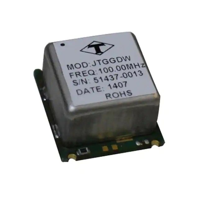 振荡器 100MHz 正弦波 OCXO 12V 6-SMD，无引线，5 引线 NJ-100M-6815图片