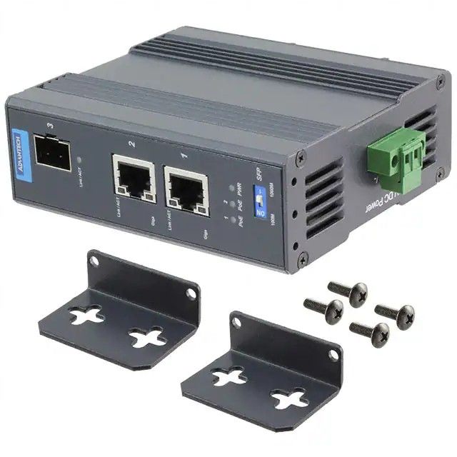 2-PORT GBE WITH POE+ 30W TO SFP EKI-2742FPI-AE图片