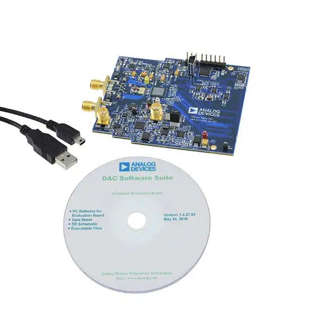 AD9162 16 位 12G 采样率数模转换器 (DAC) 评估板 AD9162-FMCB-EBZ图片