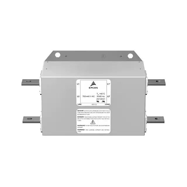 DC EMC/EMI 线路滤波器 1.25kA 600VAC 两级端子柱 B84142A1250S081图片