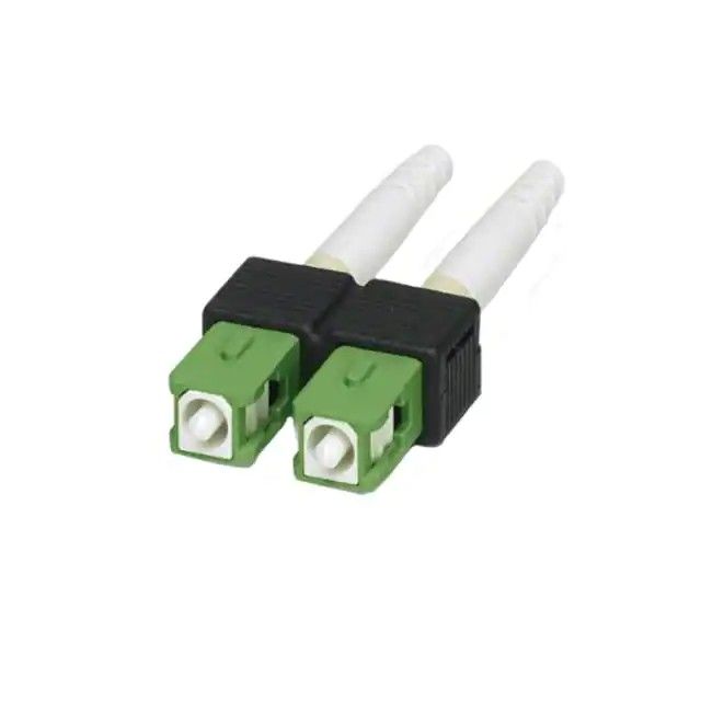 光纤连接器插头连接器 SC 双工 125µm 绿色 1412481图片