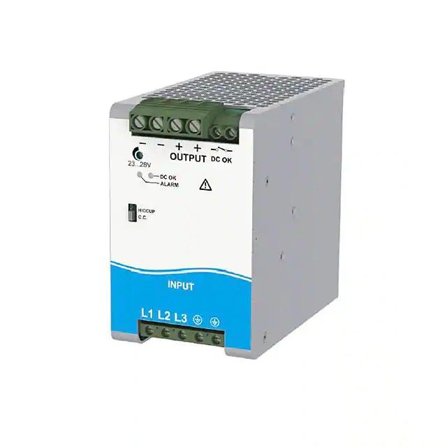 封闭式 AC DC 转换器 1 输出 24V 40A 340 ~ 550 VAC(3 相)输入 LDT960-24图片