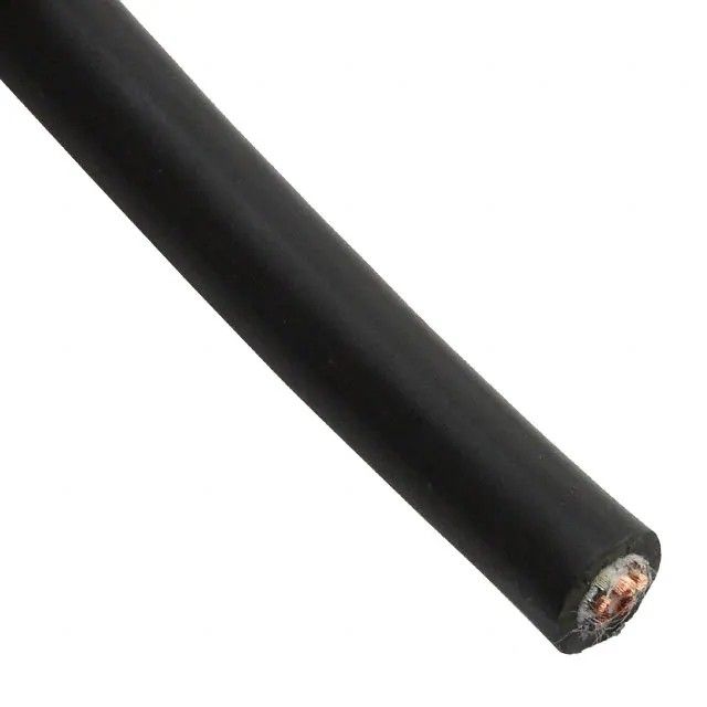 5 芯多芯线缆黑色 22 AWG 编织线 328.1'(100.0m) 1552210025图片
