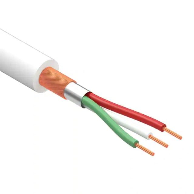 3 芯多芯线缆白色 28AWG 箔片，螺线 502.0'(153.0m) 30-00180图片